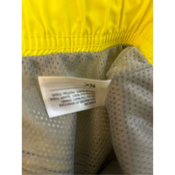 Old Navy swim trunks yellow gray xxl rn#54023 100% nylon nwot - Picture 5 of 8